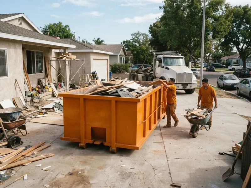 Construction & Demolition Debris Dumpster Rental in Los Angeles, CA