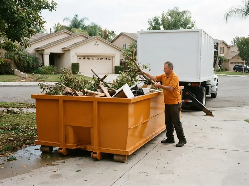 Emergency Storm Debris Dumpster Rental in Los Angeles, CA
