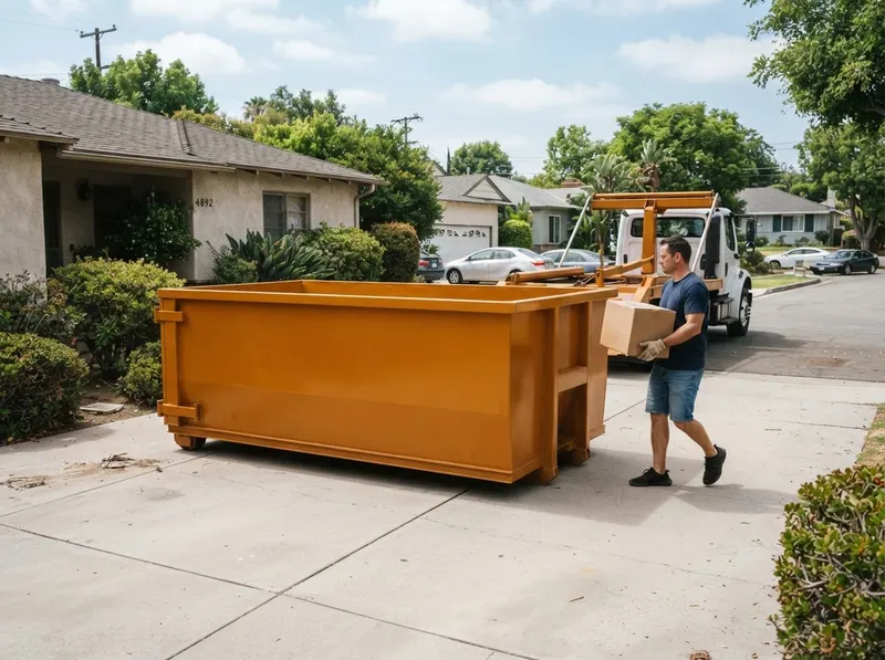 Residential Cleanout Dumpster Rental in Los Angeles, CA
